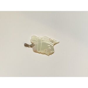 Native Mother of Pearl Real Shell Cream Necklace Pendant